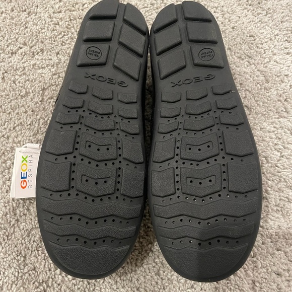 Geox Boys New Fast Slip-On Loafers Black Leather Size 3 NWT - Picture 5 of 9